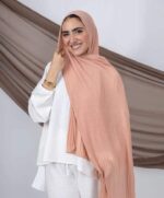 Le Voile Pleated Chiffon Scarf