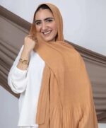 Le Voile Pleated Chiffon Scarf