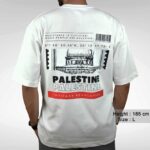 Palestine Coordinates Oversized Tshirt