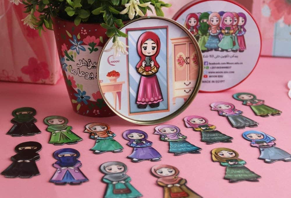 Puzzle Magnetic Hijab For Kids