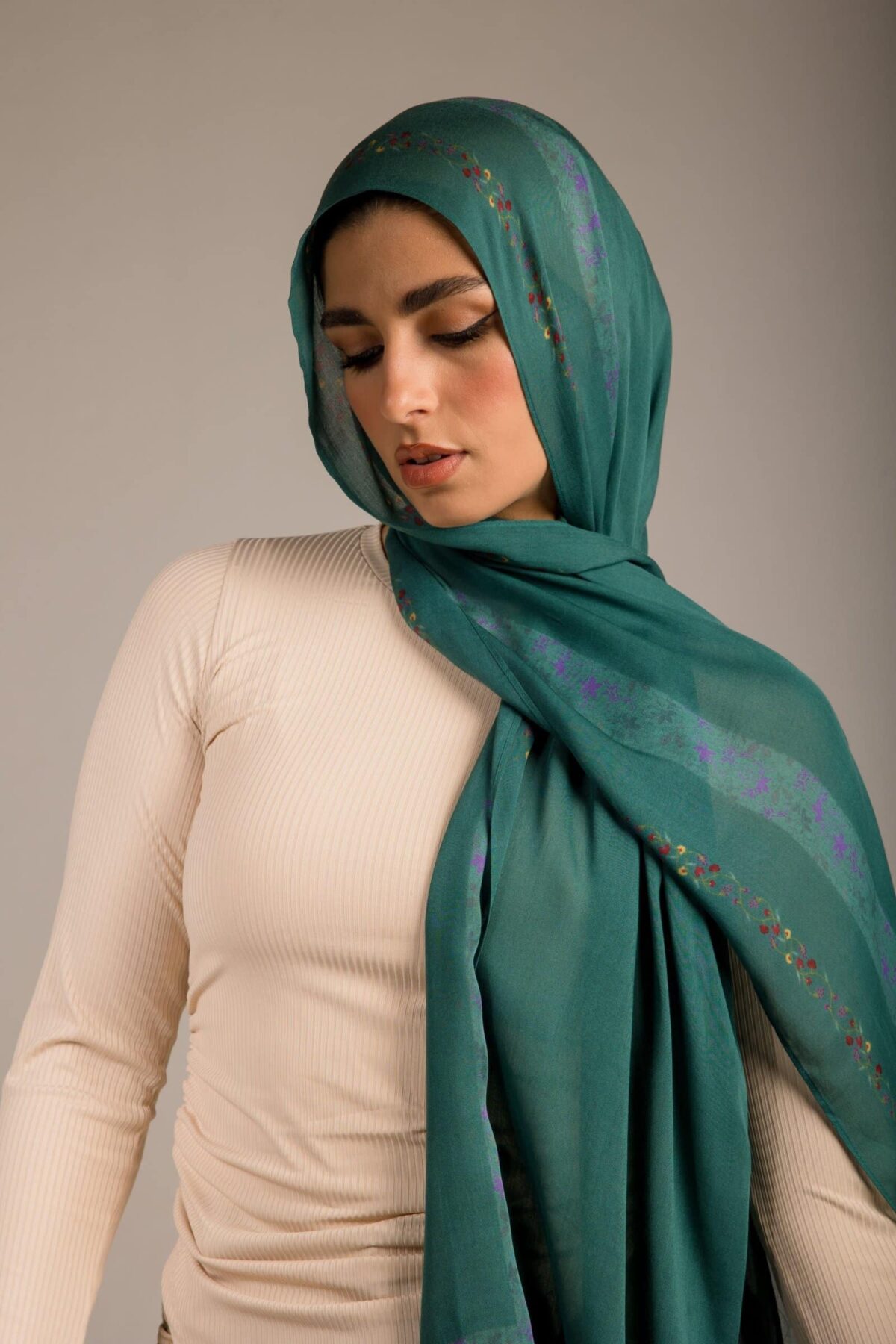 Worood Emerald Queen Modal Scarf