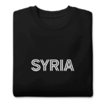 Syria Bold English Typography Sweatshirt