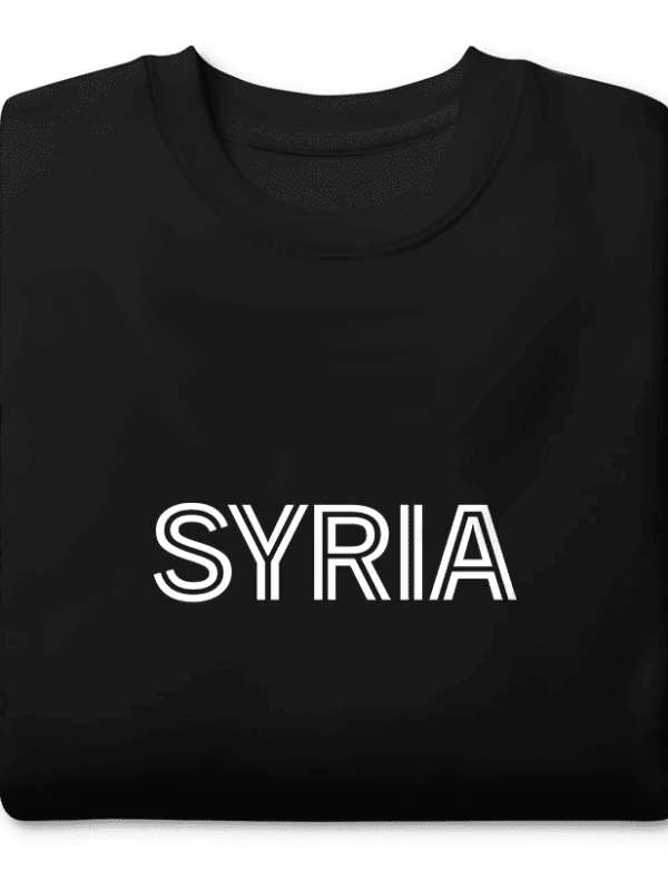 Syria Bold English Typography Sweatshirt