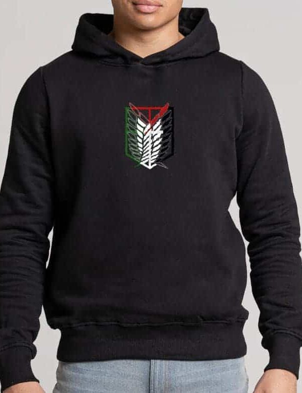 Attack on Titan Hoodie Palestine Edition