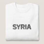 Syria Bold English Typography Sweatshirt