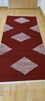 Woven Rug - Triangles Frame