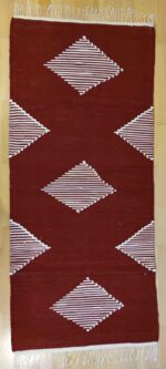 Woven Rug - Triangles Frame