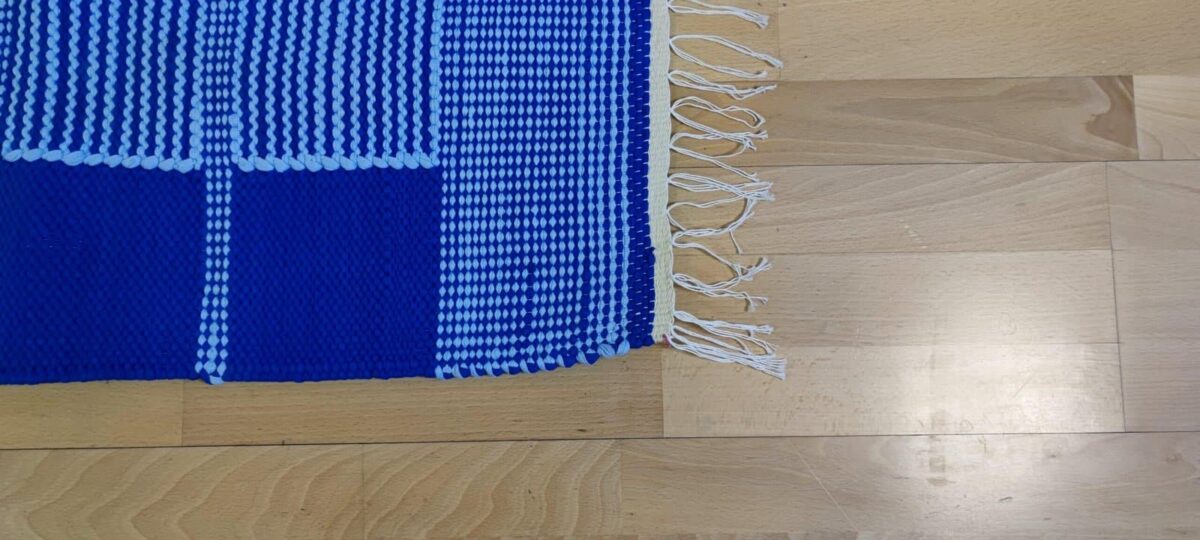 Woven Rug - Squares Style