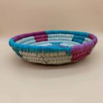 Fayoum colored Palm Straw Fruit Basket