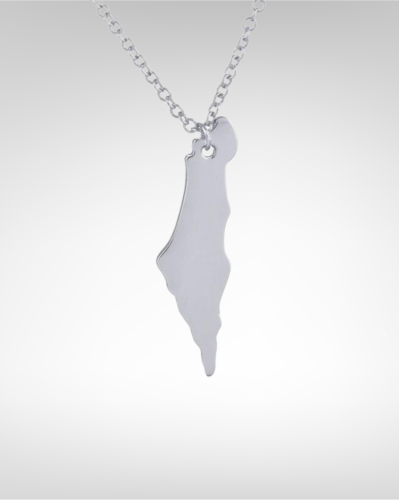 Palestine Map Pendant