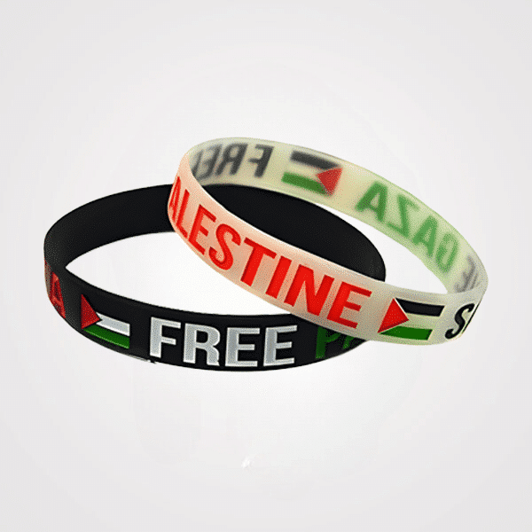 Palestine Rubber Bracelet