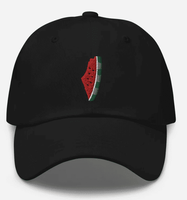 Palestine Watermelon Map Hat