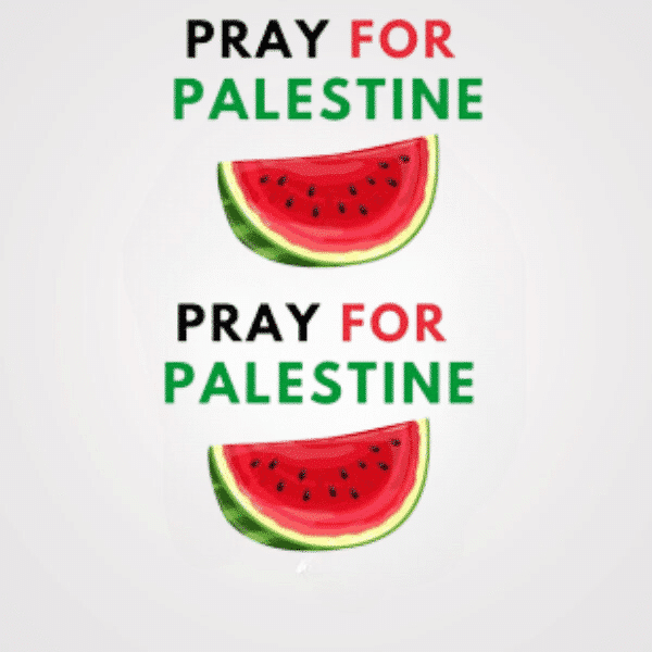 Pray for Palestine Sticker