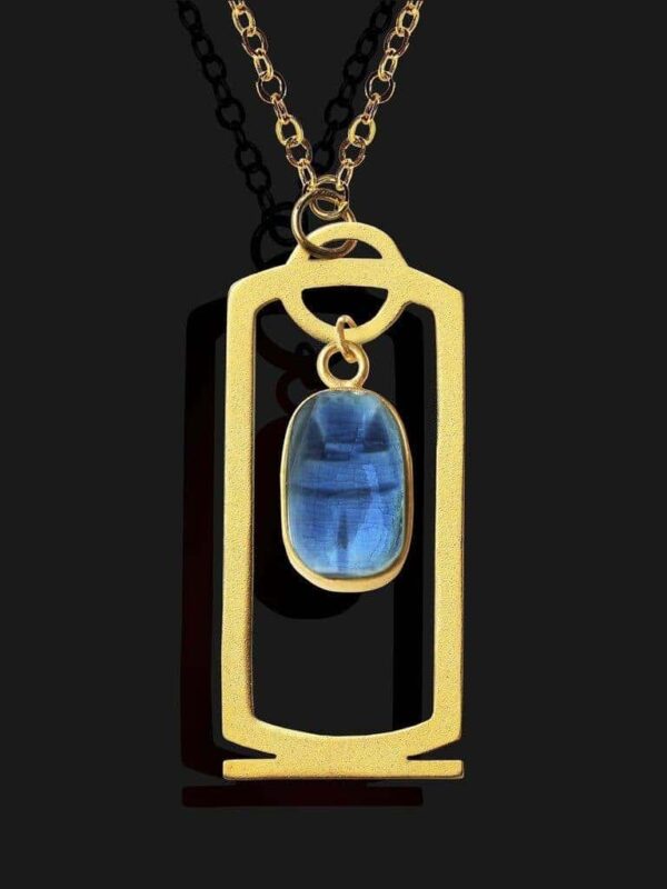 Scarab Cartouche Necklace