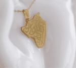 Syria Map Necklace