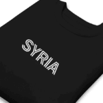 Syria Bold English Typography Sweatshirt