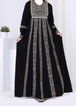 Embroidered Palestine Abaya