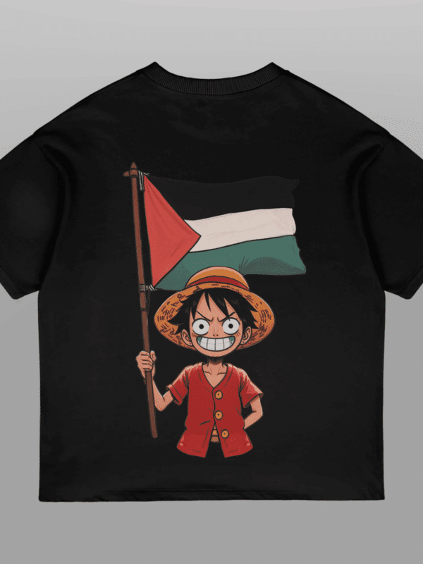 Luffy of Palestine Oversized T-shirt