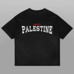 Palestine Coordinates Oversized Tshirt