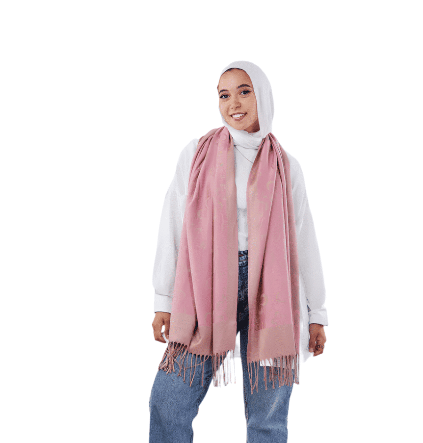 Pashmina Shawl Light Rose – Light pink