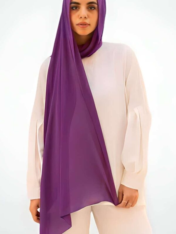 Plain Chiffon Scarf