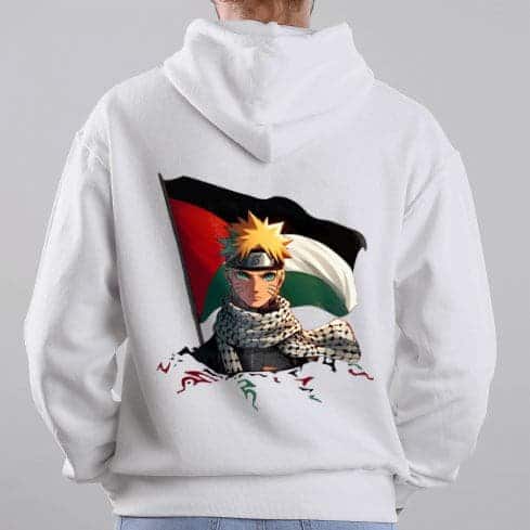 Naruto Palestine Edition Oversized Hoodie